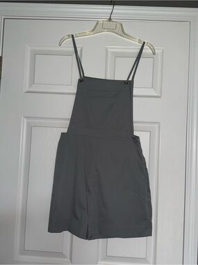 Gray Short Overalls